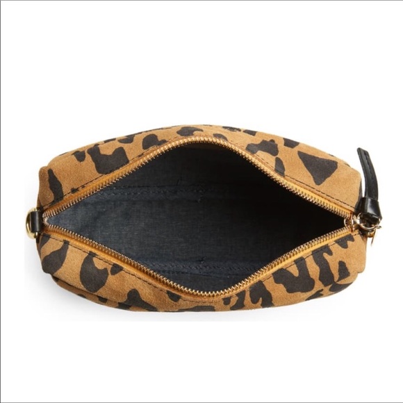 CLARE V. CROSSBODY BAG WITH LEOPARD PRINT - Picture 4 of 5